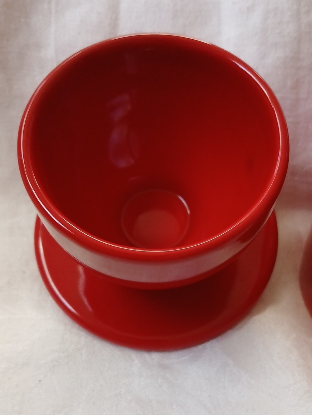 Red Butter Bell - The Original Butter Bell Crock by L. Tremain, Inc. 2003 - Picture 2 of 5